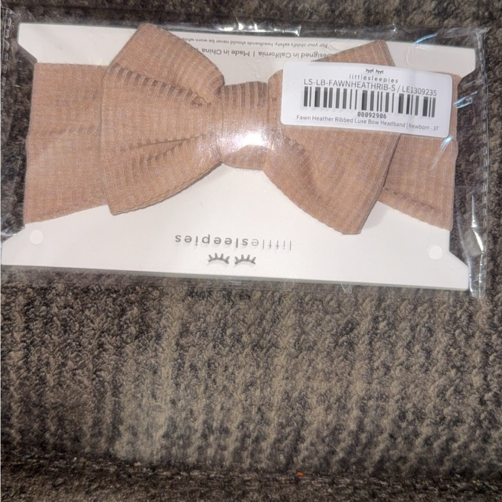 Heather fawn LS bow